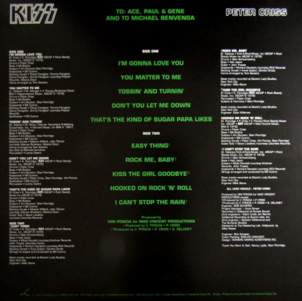 Peter Criss - pic disc